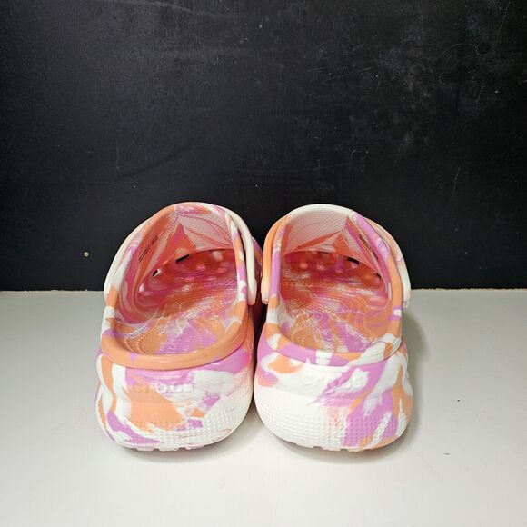 Crocs Classic Cutie Marbled Clog Platform 207837-83F Girls Size 4 Women's 6 - Picture 4 of 9